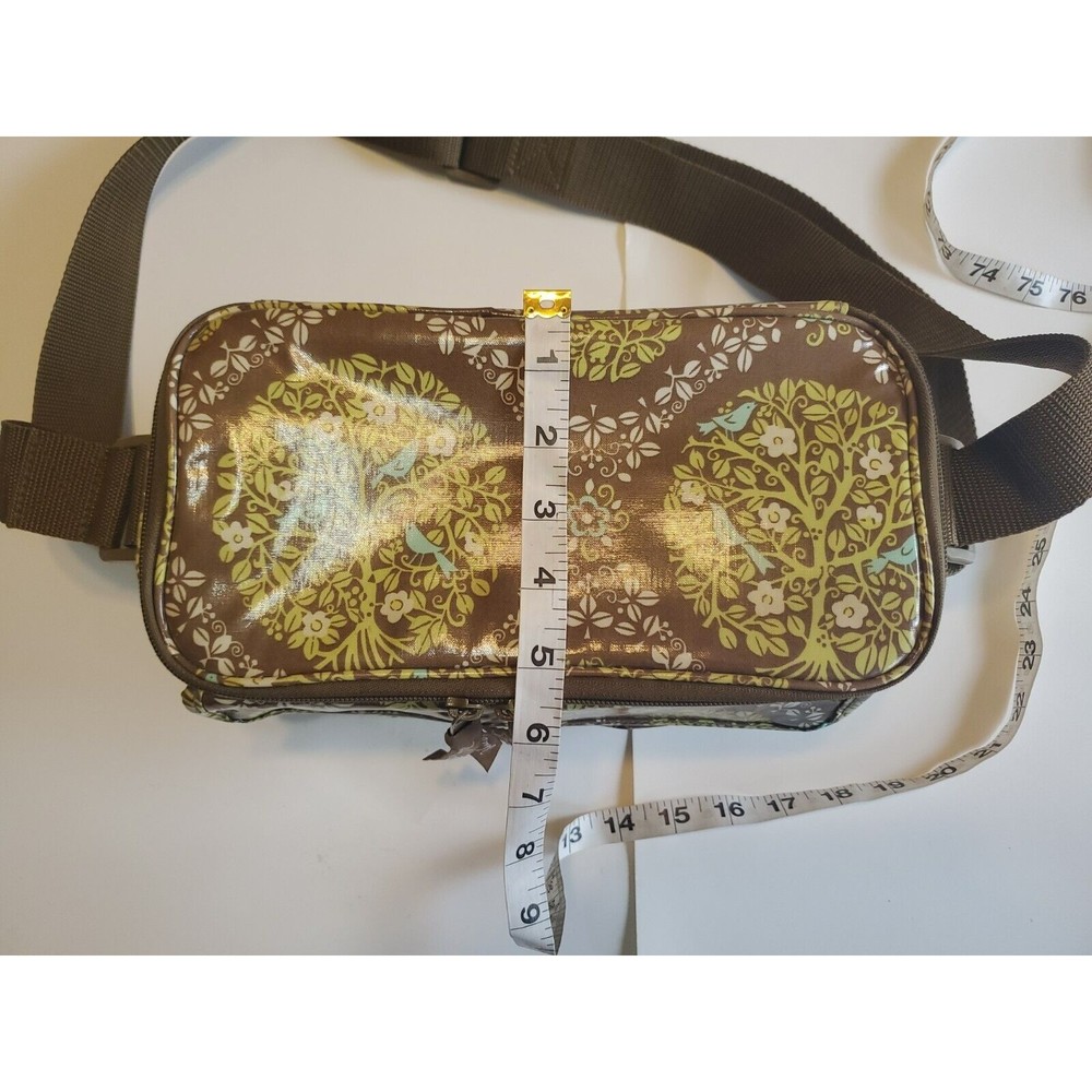 Brown and Green Patterned Crossbody Bag - Unbranded - Picture 9 of 12